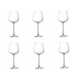 Verre à vin rouge pied cristallin Wine Emotion 35 cl x6|Gifi Clearance