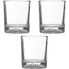 Verre à whisky fond martelé x3|Gifi New