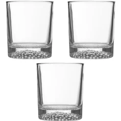 Verre à whisky fond martelé x3|Gifi New