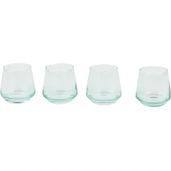 Verre bas bleu Ø8,6xH8,3cm 29cl x4|Gifi Sale