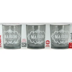 Verre bas la maison vintage x 3|Gifi Sale