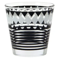Verre bas motif graphique noir gris x 3|Gifi Hot
