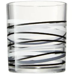 Verre bas motif rayure graphique 25 cl x 6|Gifi Sale