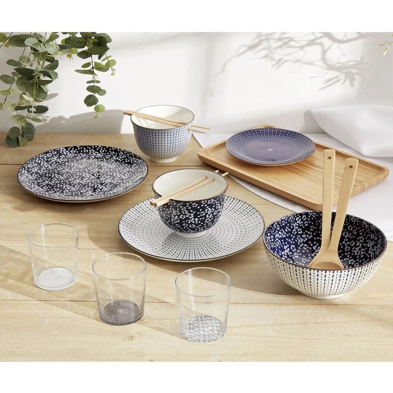 Verre bas transparent fond imprimé 34,5 cl|Gifi New