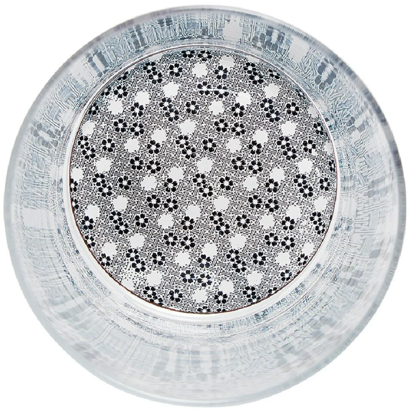 Verre bas transparent fond imprimé 34,5 cl|Gifi New