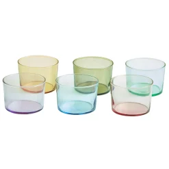 Sale Verre bodega uni coloré x 6 Vaisselle Et Accessoires De Table