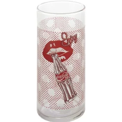 Verre coca Luminarc pop art rouge transparent Enjoy|Gifi