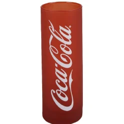 Verre Coca-Cola tube frozen rouge et blanc 27 cl|Gifi Clearance