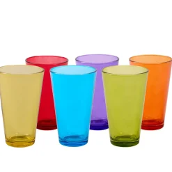 Verre coloré multicolore x6|Gifi Hot
