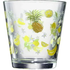 Verre conique bas motif exotique 25,5 cl x3|Gifi Clearance