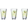 Verre conique haut motif exotique 32,5 cl x3|Gifi New