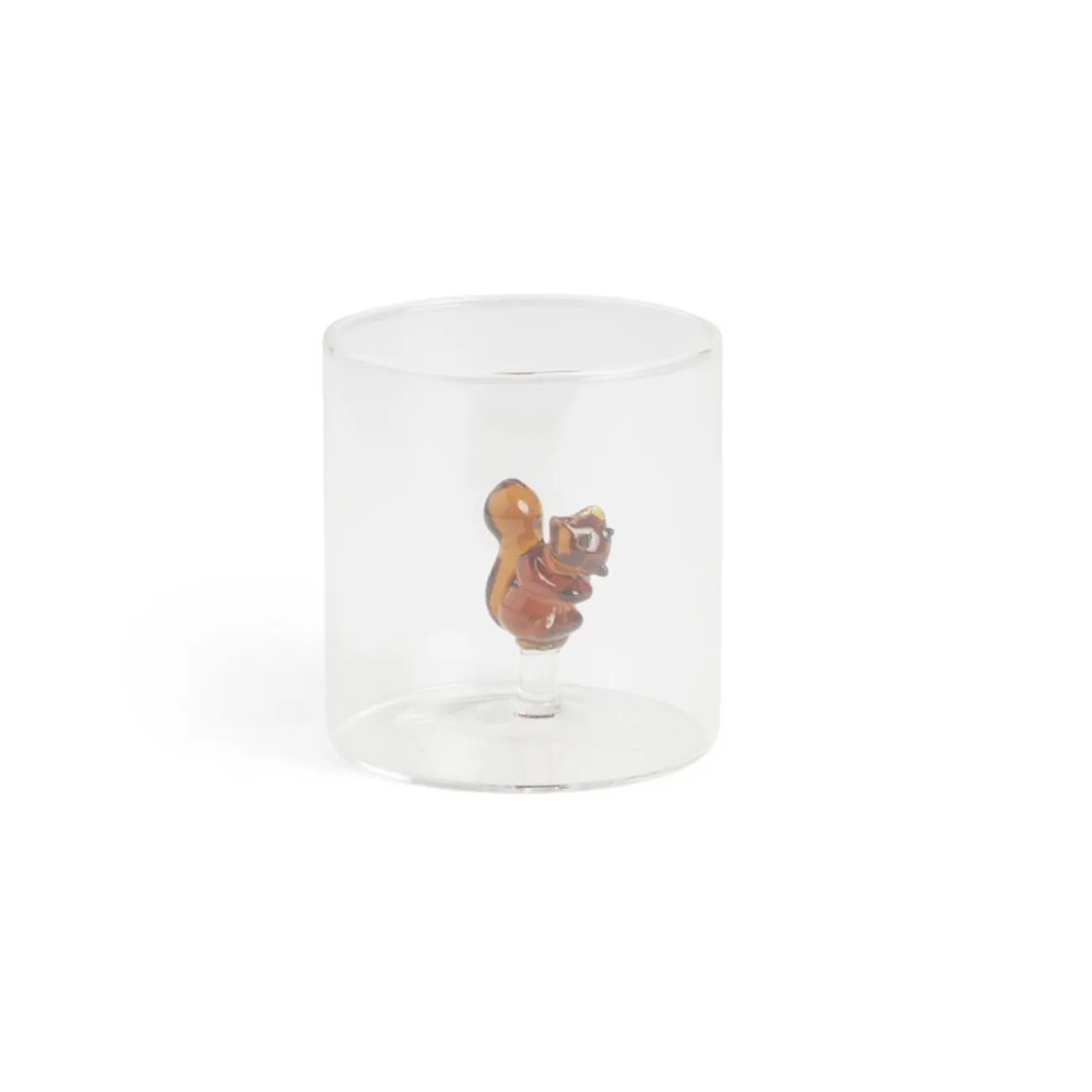 Verre décor écureuil 350ml Ø8xH8,5cm|Gifi Online
