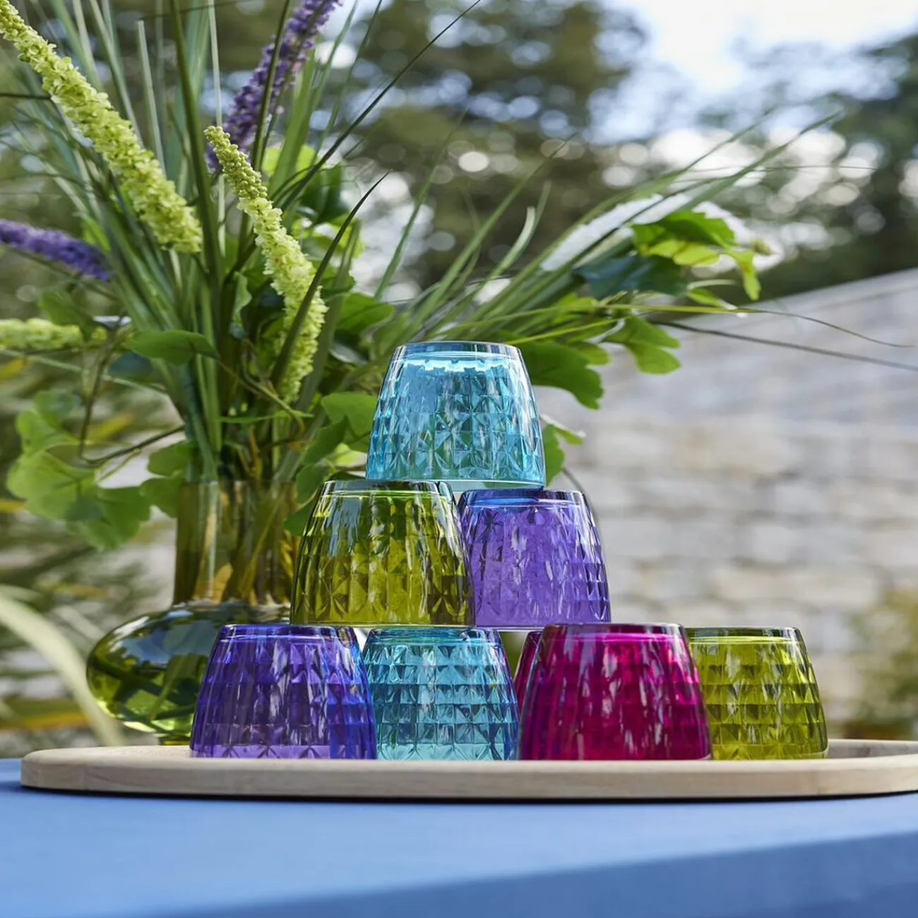 Verre gobelet coloré uni x 4|Gifi Online