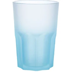 Verre haut effet givré bleu fluo 40 cl - Frozen|Gifi Outlet