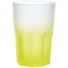 Verre haut effet givré jaune fluo 40 cl - Frozen|Gifi Clearance