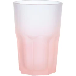 Verre haut effet givré rose fluo 40 cl - Frozen|Gifi Online