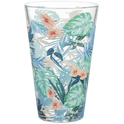 Outlet Verre haut Nadia Tropical x 3 Vaisselle Et Accessoires De Table