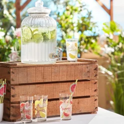 Verre haut pastèque Hello Summer x 6|Gifi Online