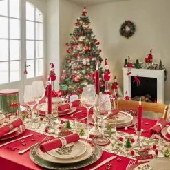 Verre Noël transparent avec centre sapin 3D Ø8xH8,5cm|Gifi New