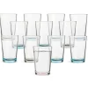 Verre x12 ver 20cl h9.9d6.8 mod fond coul|Gifi Online