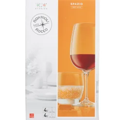 Verres à eau et vin Bormioli Rocco Spazio x8|Gifi Outlet