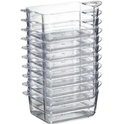Verrine x50 + mini-cuillère x50 réutilisable transparent|Gifi Clearance