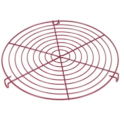 Volette à gâteau ronde en métal rose Préparation Culinaire