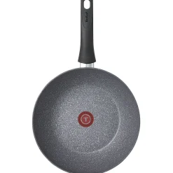 Sale Wok Tefal aluminium effet pierre Ø28cm Cuisson