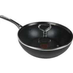 Best Wok Tefal Reserve Collection tous feux couvercle verre Cuisson