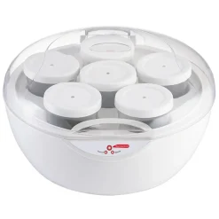 Clearance Yaourtière Homday blanche 6 pièces Petit Électroménager